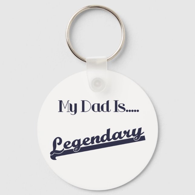 Llavero Mi papá es legendario (Anverso)