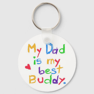 Llavero ¡Mi papá es mi mejor compinche! ¡Día de padre