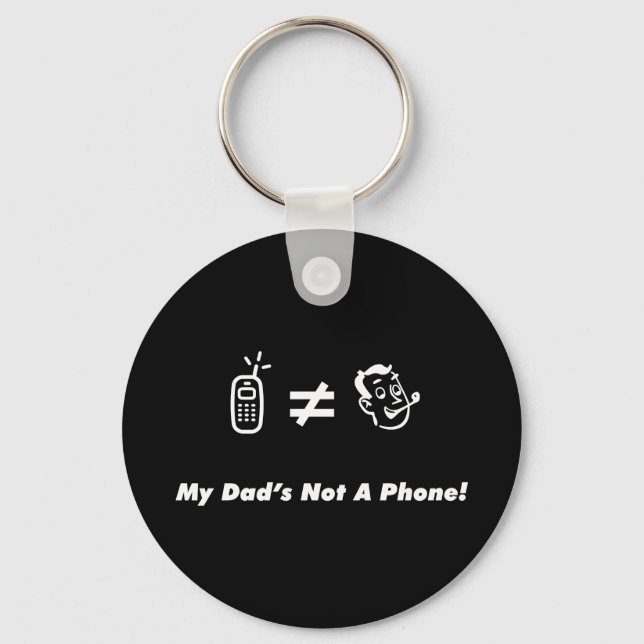 Llavero Mi papá no es un teléfono (Anverso)