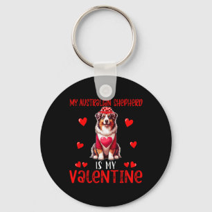 Llavero Mi Pastor Australiano Es Mi Coste De San Valentín