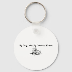 Llavero Mi perro comió mis planes de lección