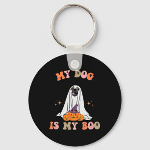 Llavero Mi Perro Es Mi Boo Cute Halloween