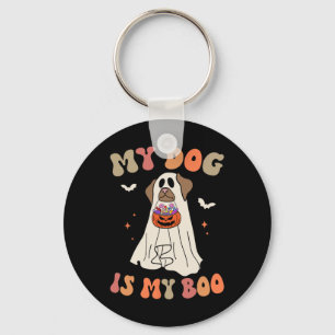 Llavero Mi Perro Es Mi Fantasma Fantasma Halloween Lover