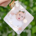 Llavero Mi Personalizado de fotos para bebés<br><div class="desc">¡La foto de tu bebé en un llavero! Sube tu propia imagen para crear tu cadena de claves para ti mismo o como regalo a la familia,  amigos,  padres y abuelos! La palabra amor en un guión de verificación aparece sobre tu foto.</div>