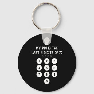 Llavero Mi Pin Es Los Últimos 4 Dígitos De Pi Número Símbo