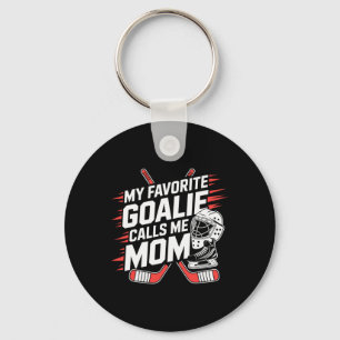 Llavero Mi portero favorito me llama mamá, madre de hockey