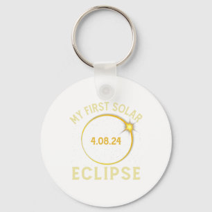 Llavero Mi primer eclipse solar total del 8 de abril niño
