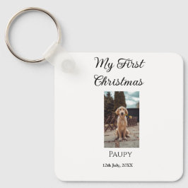 Llavero Mi primera Navidad añadir mascota nombre gato año