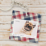 Llavero Mi primera Navidad para siempre en casa Mascota fo<br><div class="desc">Este diseño simple y clásico está compuesto por tipografía de la síspera y agrega una foto de un mascota personalizado. "Mi primera Navidad en mi casa para siempre" adorna el diseño.</div>