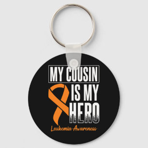 Llavero Mi primo mi héroe leucemia cáncer leucemia awarene