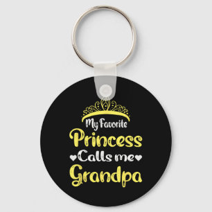 Llavero Mi princesa favorita me llama abuelo abuelo papá
