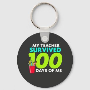 Llavero "Mi profesor sobrevivió a 100 días de mí