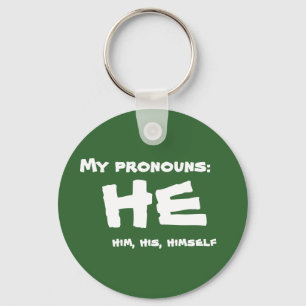Llavero Mi Pronouns He