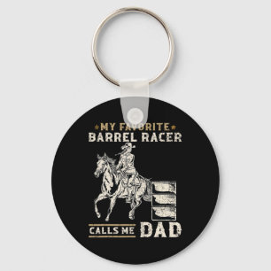 Llavero Mi Racer De Barril Favorito Me Llamó Papá I Horse 