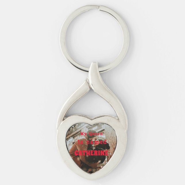 Llavero Mi reina se llama. (Anverso)