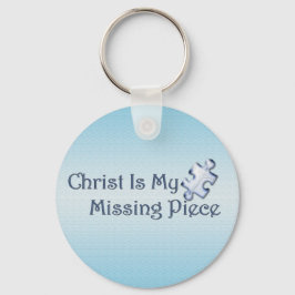 Llavero Mi religión de pieza perdida