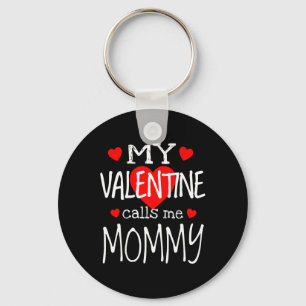 Llavero Mi San Valentín me llama mamá
