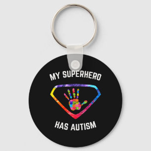 Llavero Mi superhéroe tiene conciencia del autismo