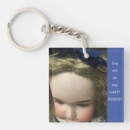 Llavero Mi última cadena de claves acrílicas del nervio