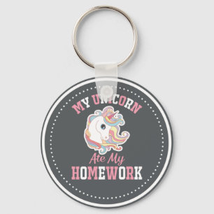 Llavero Mi unicornio comió mi hogar