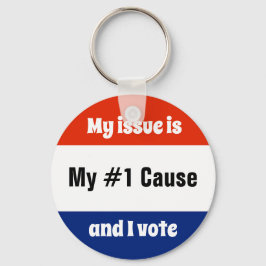 Llavero Mi voto en las elecciones