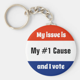 Llavero Mi voto en las elecciones