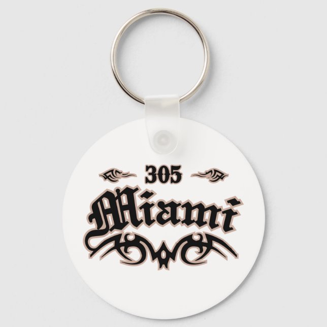 Llavero Miami 305 (Anverso)