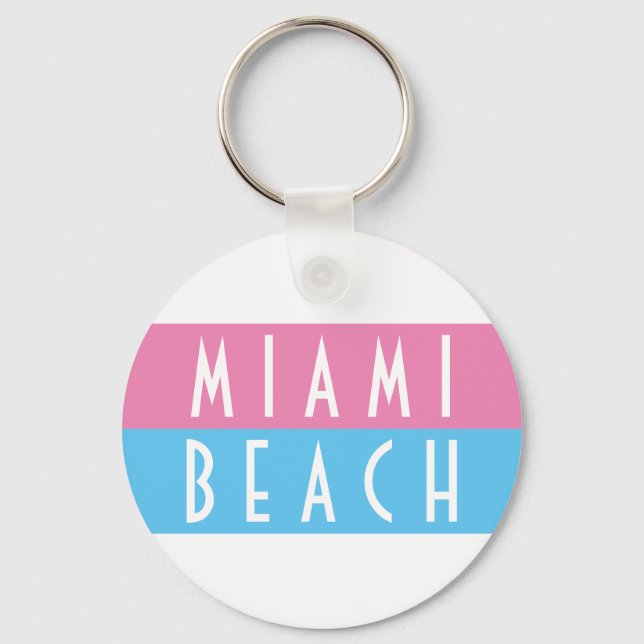 Llavero Miami Beach Vice Keychain (Anverso)