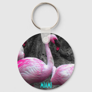 Llavero ~Miami Flamingo~ KEYCHAIN