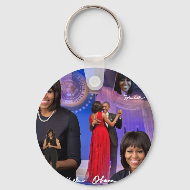 Llavero Michelle Obama (Anverso)