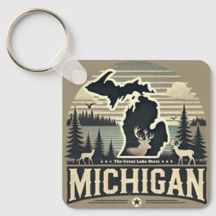Llavero Michigan