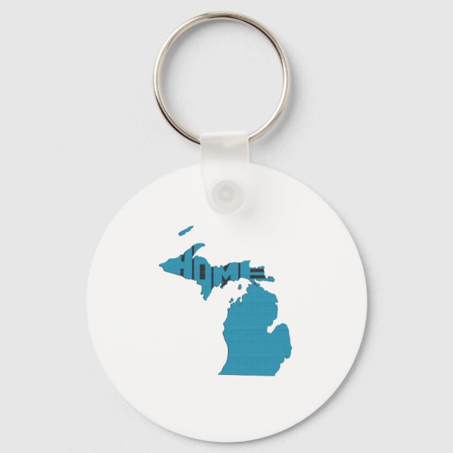 Llavero Michigan Home State (Anverso)