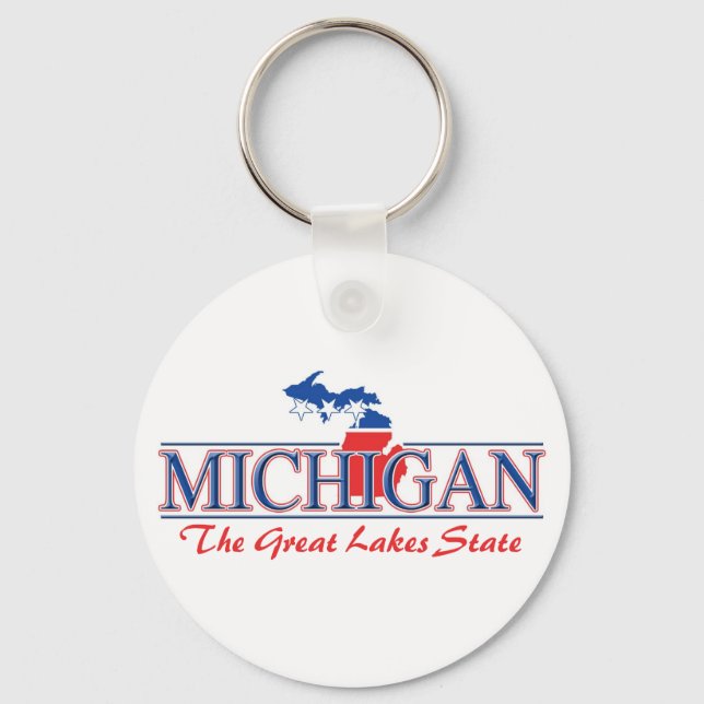 Llavero Michigan Patriotic Keychain (Anverso)