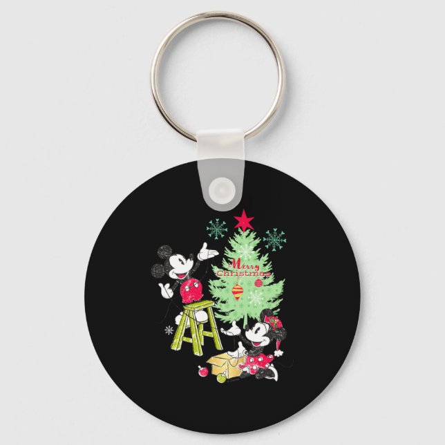 Llavero Mickey Minnie Clic Christmas Tree  (Anverso)