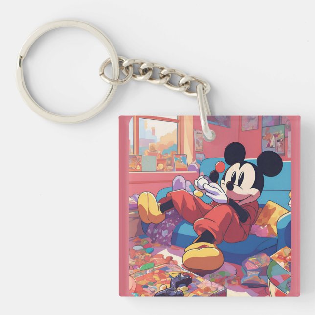 Llavero Mickey toma el freno (Frente)
