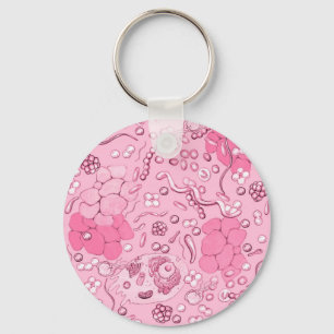 Llavero Microbiología En Rosa
