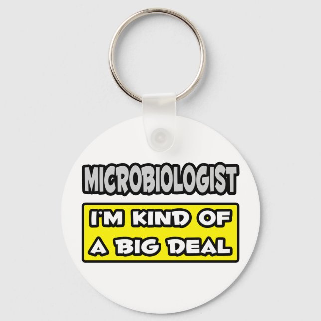 Llavero Microbiólogo .. Soy una especie de gran cosa (Anverso)