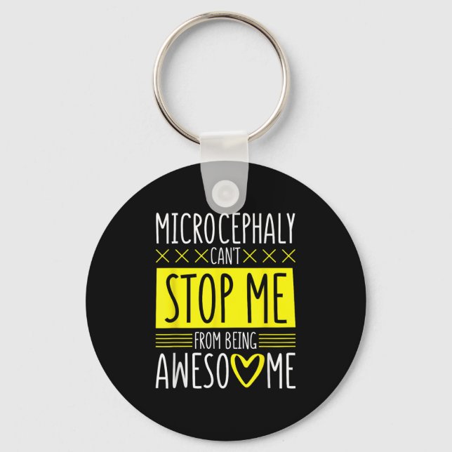 Llavero Microcephaly Can't Stop Me, Microcephaly Fighter S (Anverso)