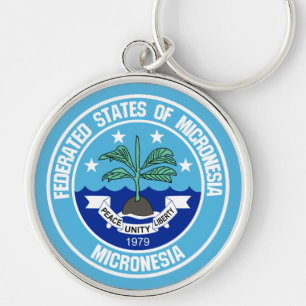 Llavero Micronesia Round Emblem