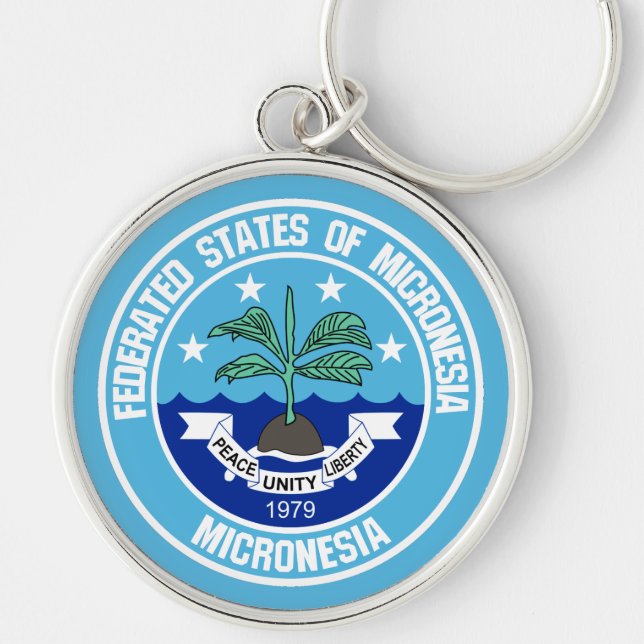 Llavero Micronesia Round Emblem (Frente)