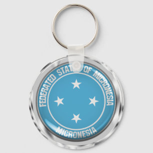 Llavero Micronesia Round Emblem