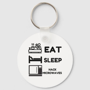 Llavero Microondas Hack para dormir para comer
