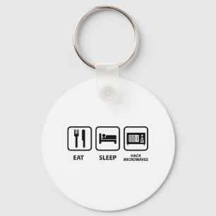 Llavero Microondas Hack para dormir para comer