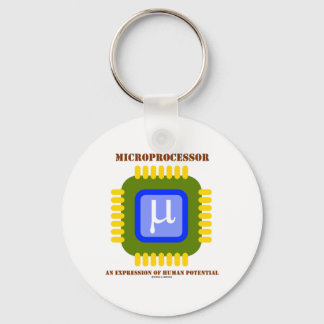 Llavero Microprocesador y expresión del potencial humano
