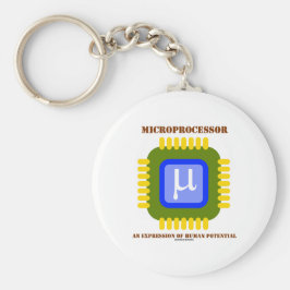 Llavero Microprocesador y expresión del potencial humano
