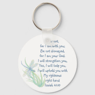 Llavero Miedo No, Isaiah Scripting Dragonfly Azul, Verde K