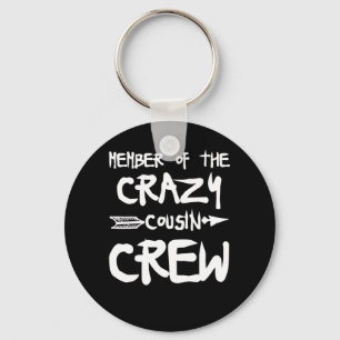 Llavero Miembro De La Crazy Cousin Crew