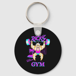 Llavero Miembro del Club de Gimnasio de Ricks de Rick y Mo