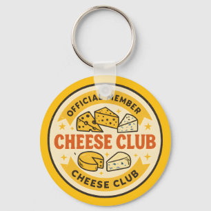 Llavero Miembro Oficial del Club del Queso Regalo divertid