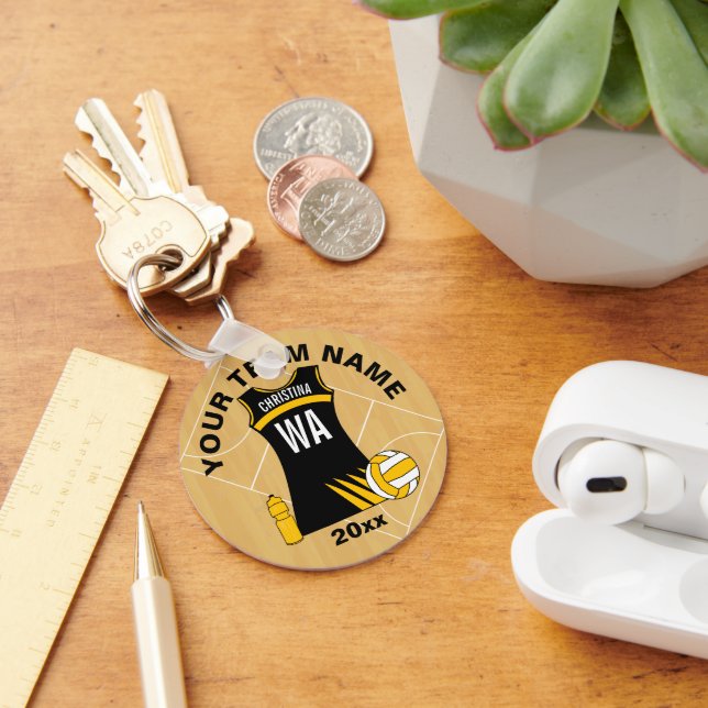 Llavero Miembros del club de netball personalizado (Escritorio )